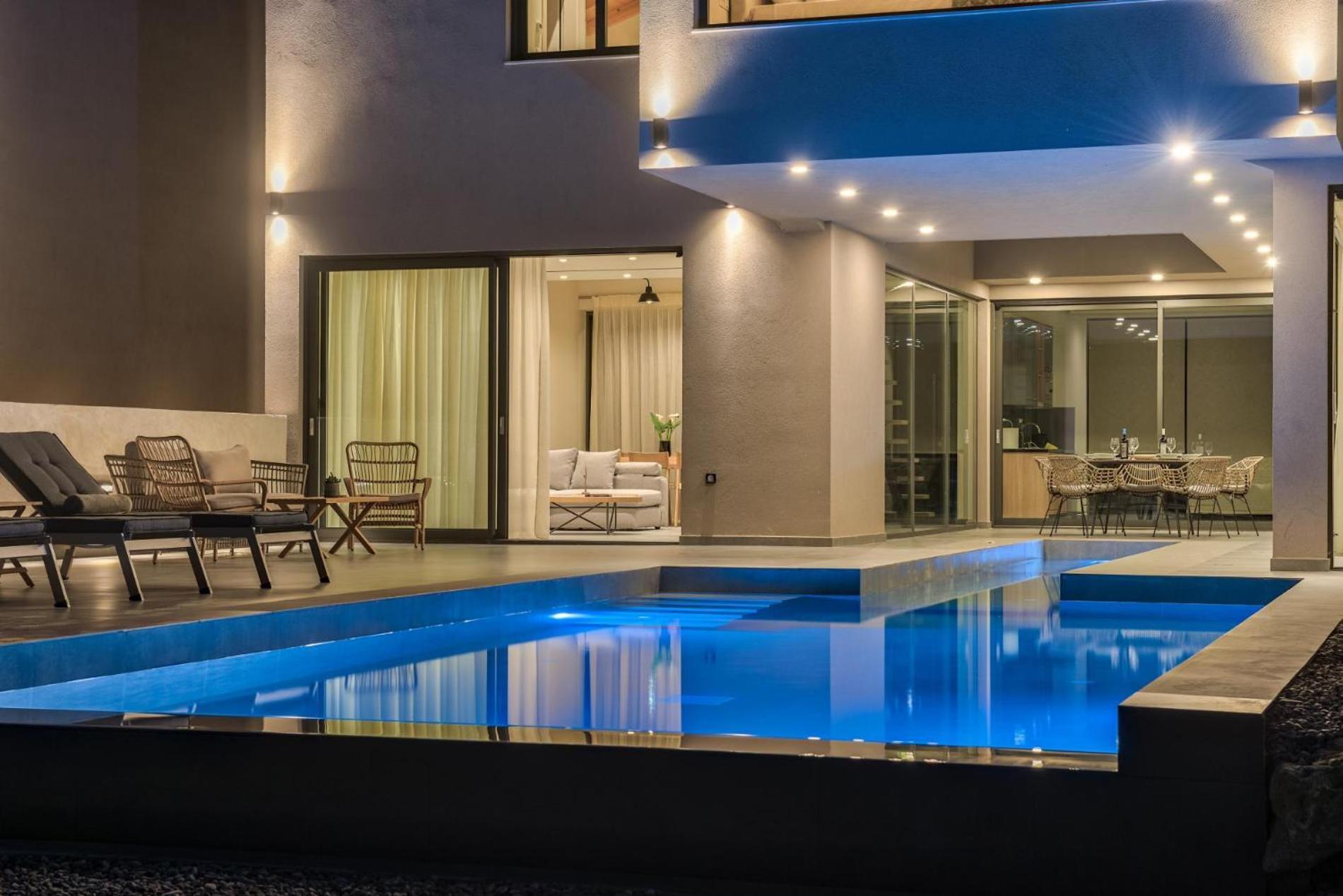 Luxury Villa Mon I Vassilikos Василикос Экстерьер фото