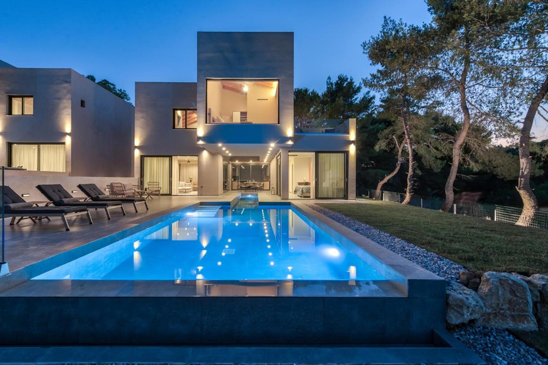 Luxury Villa Mon I Vassilikos Василикос Экстерьер фото